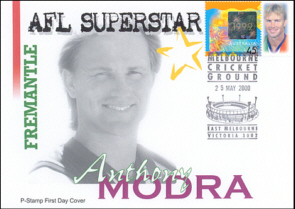 2000 P stamps FDC Tony Modra